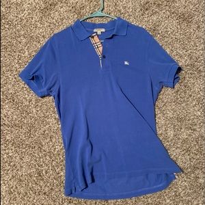 Mens Burberry Brit Slim Fit Polo